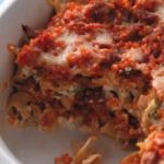 Сливочная запеканка-гамбургер из макарон