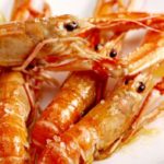 Вареные креветки