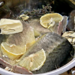 Стерлядь варится